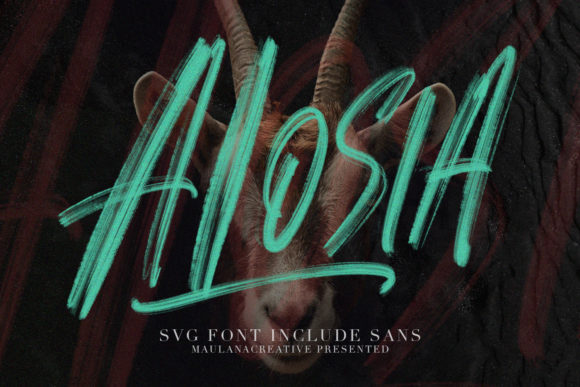 Alosia Font: A Quirky Display Typeface for Editorial Creativity