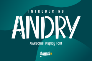 Andry Display Font for Creative Projects