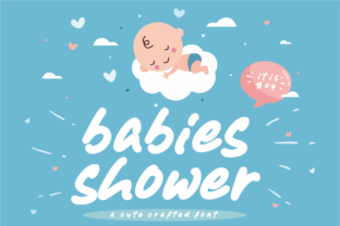 Babies Shower Font for Authentic Branding and Creative Projects