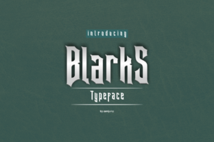 Blarks Font: A Charming Typeface for Creative Makers