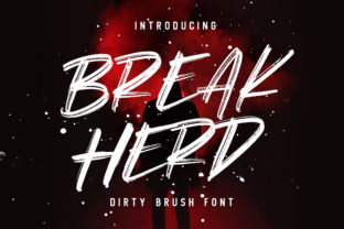 Break Herd Font: A Playful Display Typeface for Creative Projects