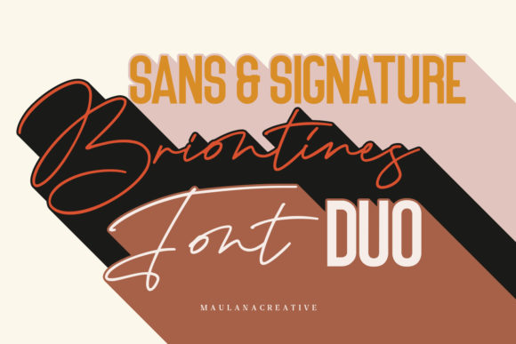 Briontines Font: A Display Typeface for Business Elegance