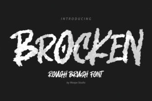 Brocken: A Display Font for Creative Product Makers
