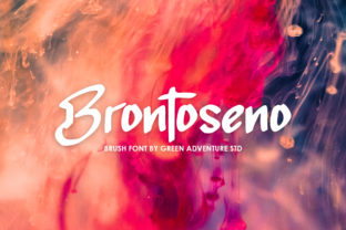Brontoseno Display Font Adds Personality to Branding Projects