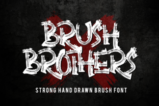 Brush Brothers Font for Creative Product Makers