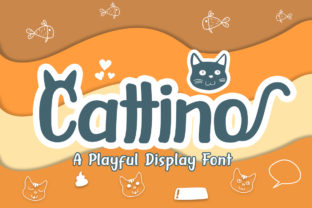 Cattino Display Font for Kitten-Themed Web Projects