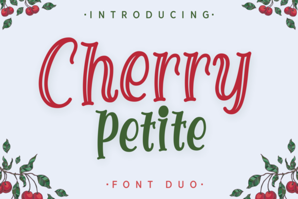 Cherry Petite: A Playful Display Font for Creative Projects