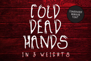 Cold Dead Hands Font for Spooky and Stylish Branding
