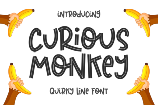 Curious Monkey: A Playful Display Font for Creative Content