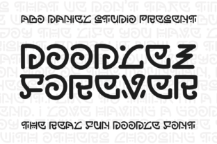 Doodlez Forever: A Doodle Font for Editorial Design