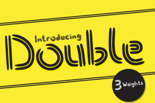 Double: A Sports-Themed Font That Elevates Display Typography