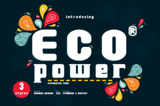 Eco Power Display Font for Creative Branding Projects