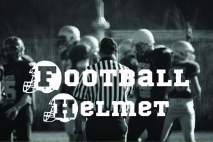 Football Helmet Font for Bold Sports Branding and Marketing