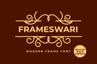 Frameswari Font for Display and Branding