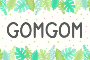 Gomgom Display Font Review for Brand Design Projects