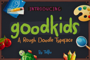 Goodkids: A Playful Display Font for Creative Projects