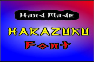 Harazuku Font: A Playful Display Typeface for Creative Marketing