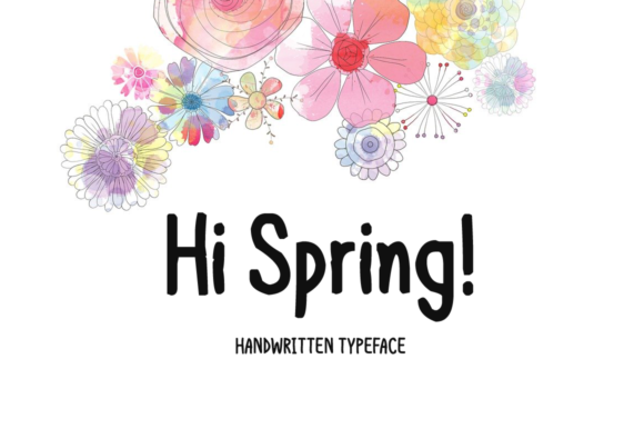 Hi Spring Font: A Playful Display Typeface for Memorable Branding