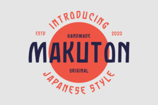 Makuton Display Font for Modern Web Design Projects