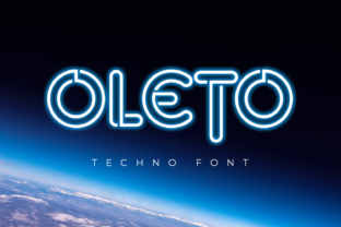 Oleto Font: A Futuristic Display Typeface for Creative Campaigns