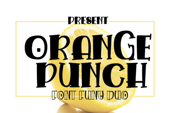Orange Punch Font for Branding and Creative Projects