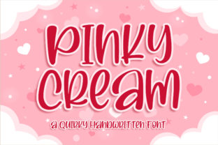 Pinky Cream Font: A Cutesy Display Typeface for Branding and Crafts