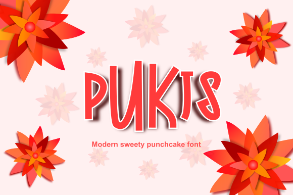 Pukis Font: A Playful Display Type for Creative Designs