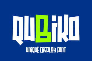 Qubiko Font: A Playful Display Typeface for Memorable Branding