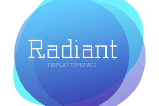 Radiant Display Font for Modern Editorial Design