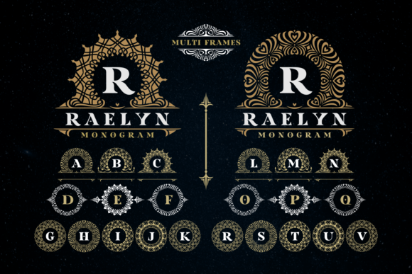 Raelyn Monogram Font for Modern Branding and Digital Campaigns