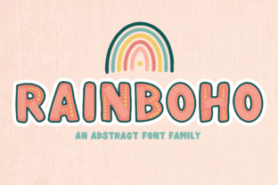 Rainboho Display Font for Modern Web Design
