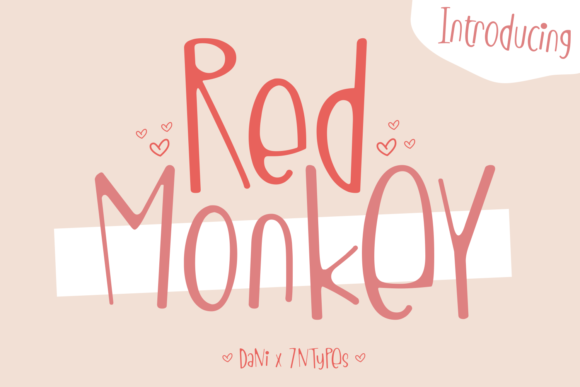 Red Monkey Font for Friendly and Creative Web Design