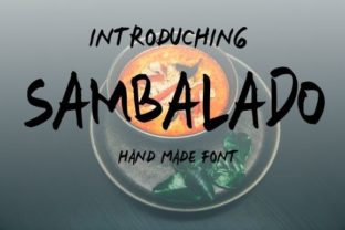 Sambalado Font: A Stylish Display Typeface for Creative Branding Projects