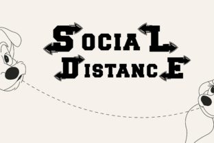 Social Distance — Modern Display Font for Creative Projects