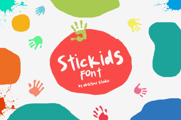 Stickids Font: A Playful Display Typeface for Creative Makers