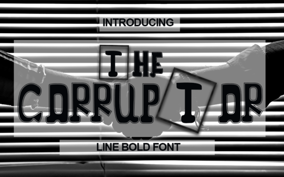The Corruptor Font: A Playful Typeface for Editorial Design